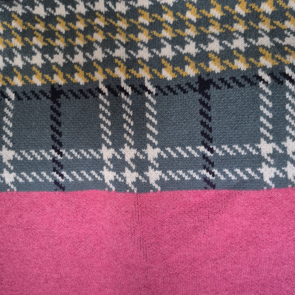 Colorful  Patchwork Cardigan - Picture 3 of 4